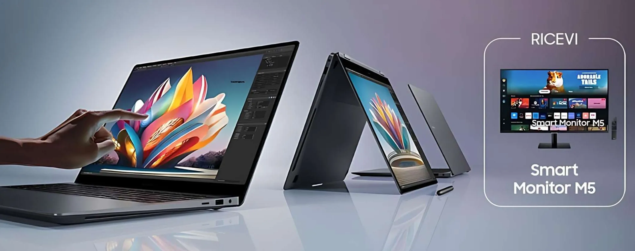 Acquista Samsung Galaxy Book4: in REGALO Smart Monitor M5