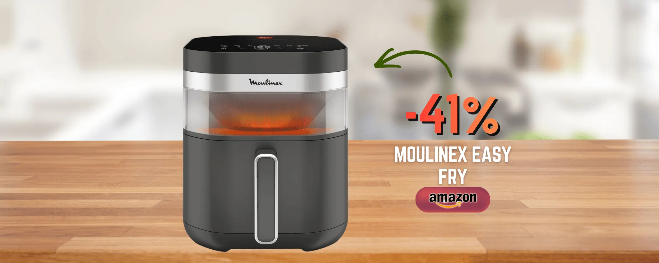 Moulinex Easy Fry in cucina è uno chef: cestello XXL e sconto del 41%