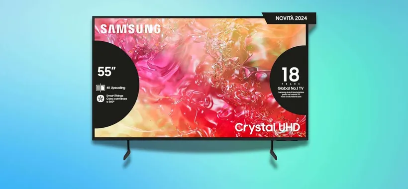 Ultime scorte rimaste: Smart TV Samsung 4K da 55" in offerta a meno di 400€