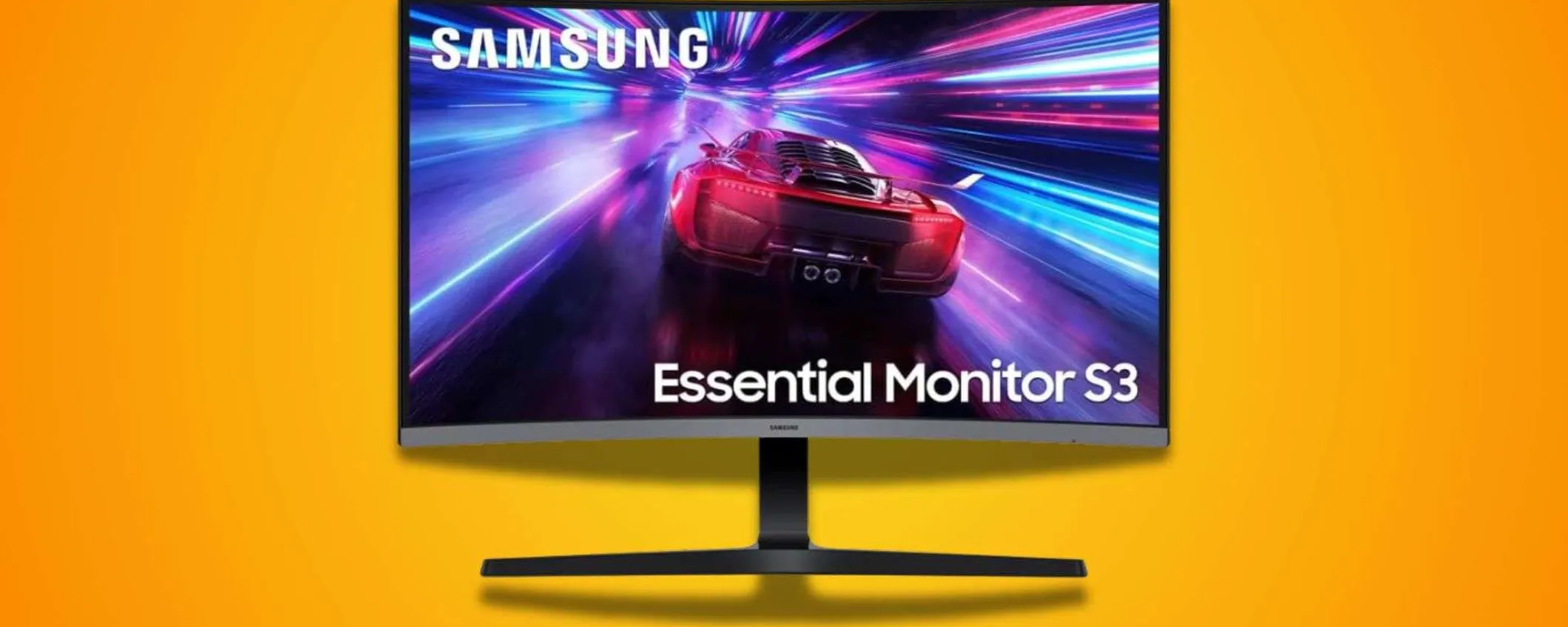 Samsung Monitor curvo da 32'': esperienza immersiva in offerta a 189,90€