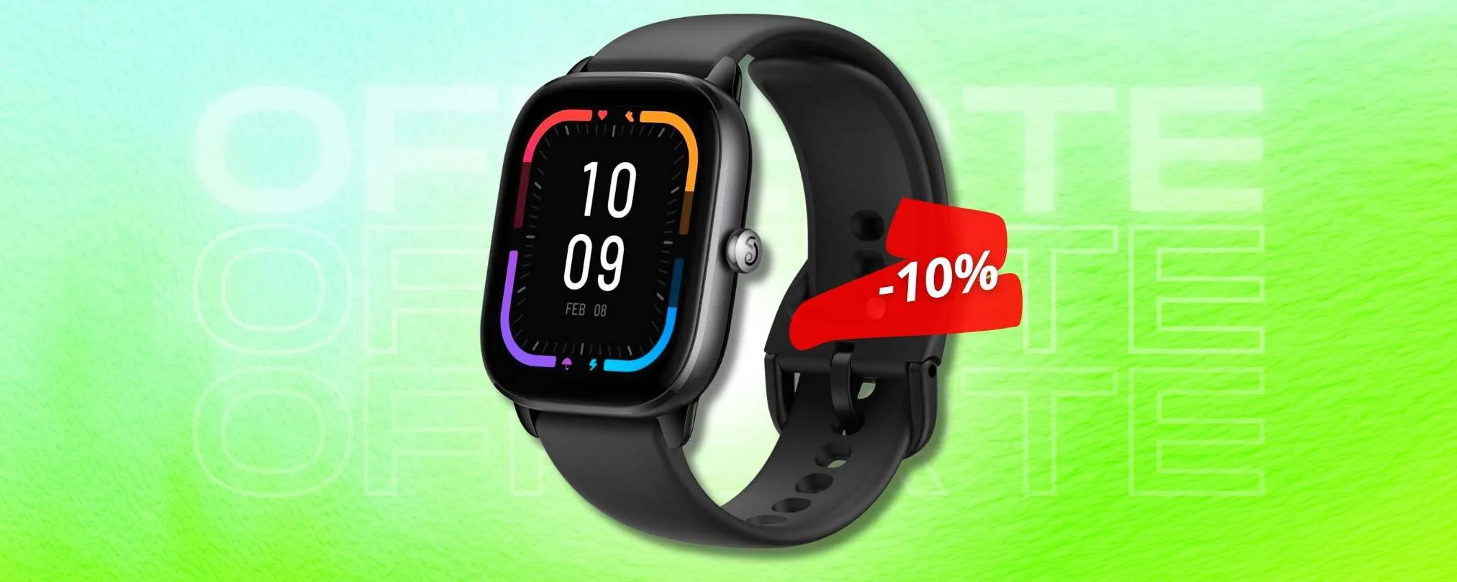 Straordinario Amazfit GTS 4 Mini al polso: salute, sport e social