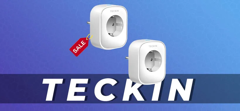 TECKIN: coppia di prese Smart scontate del 21%