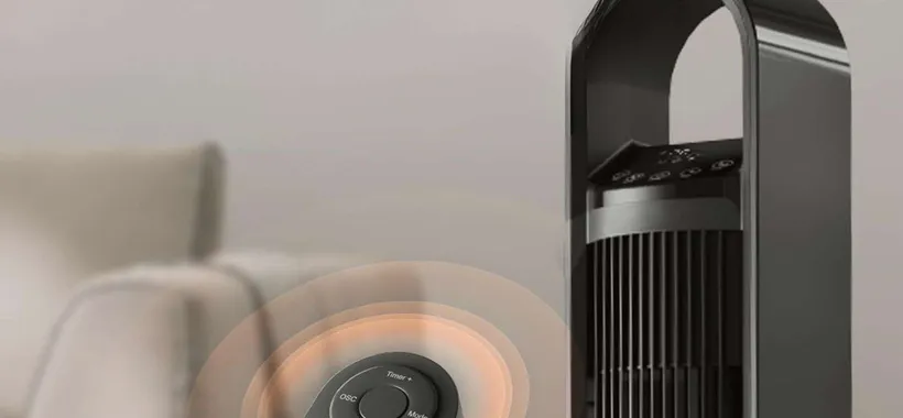 Ventilatore a torre, maxi-sconto del 40% su Amazon: è potentissimo
