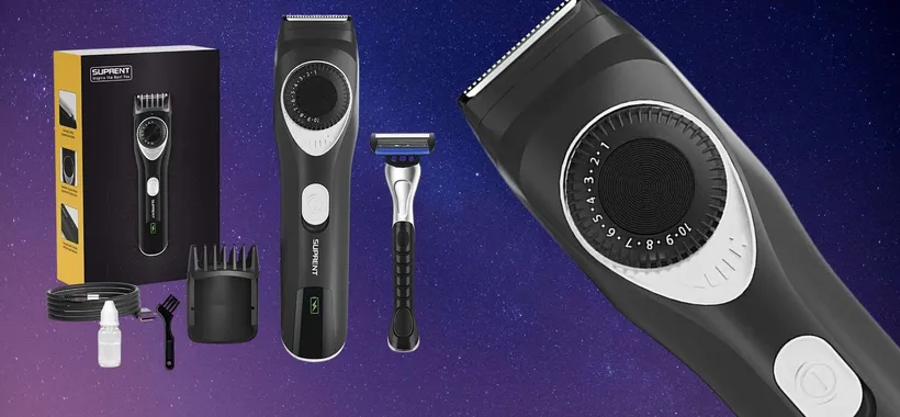 Rasoio elettrico 19 regolazioni barba e capelli a 9€ su Amazon (-60%)