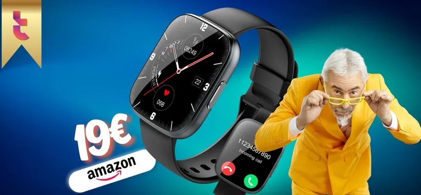 19€ per avere uno smartphone da polso: questo smartwatch è un affare