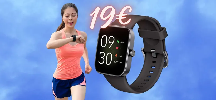 SCONTO ASSURDO su Amazon per questo smartwatch con microfono (19€)
