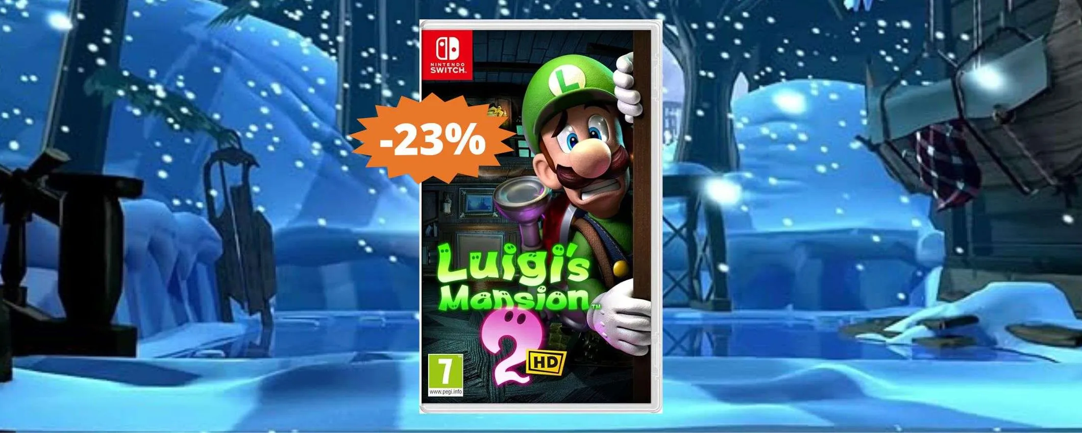 Luigi's Mansion 2 HD: sconto IMPERDIBILE del 23%