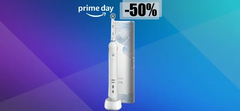 Prime Day 2022: Spazzolino elettrico Oral-B a METÀ PREZZO, solo 39€
