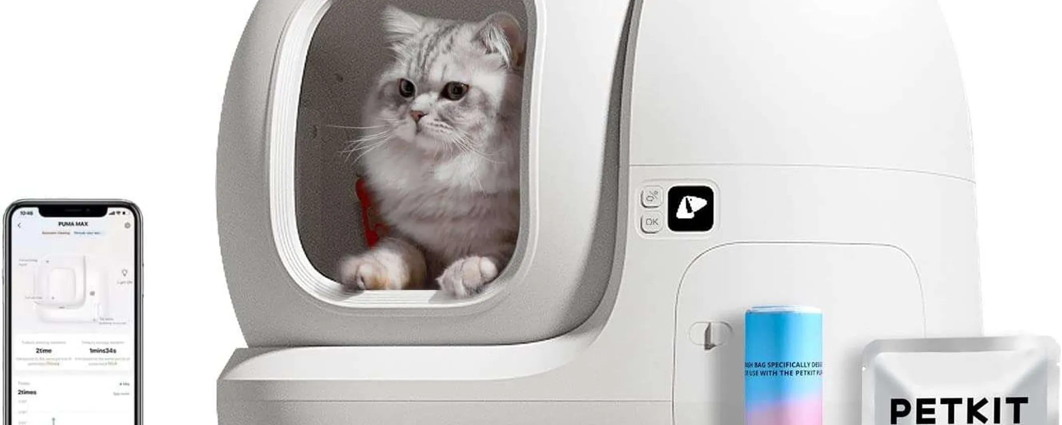 Lettiera automatica per gatti in offerta su Amazon: si pulisce e profuma da sola, oggi risparmi 100€