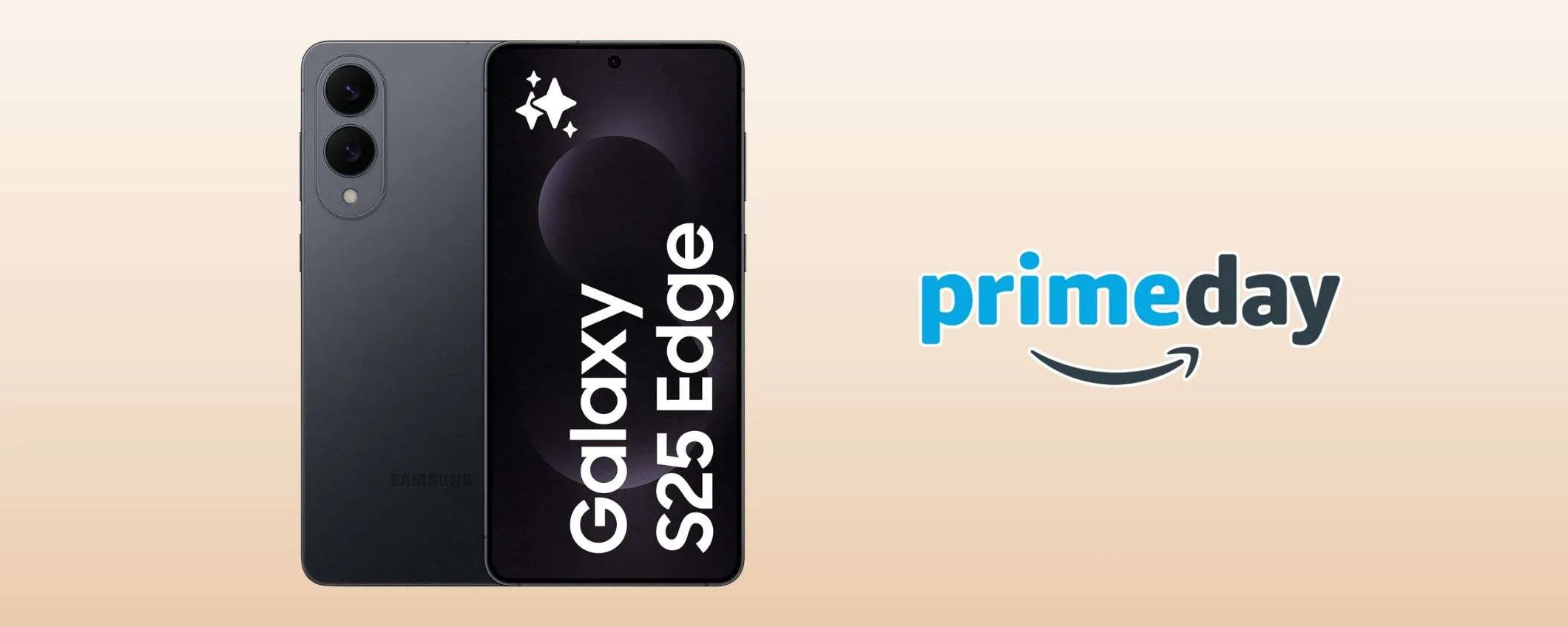 Samsung Galaxy S25 Edge 512GB in sconto WOW per i Prime Day: risparmi 440 euro