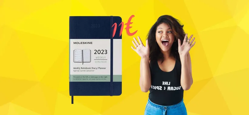 Moleskine pocket (2023): l'agenda settimanale che tutti vogliono a 11€