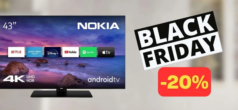 Smart TV Nokia 43" in ottimo sconto Amazon con coupon (-20%)