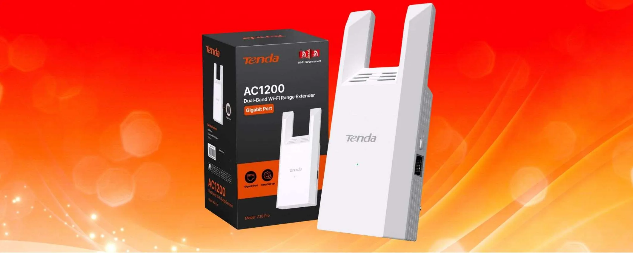 Copertura WiFi PERFETTA con il ripetitore Tenda A18 Pro in SCONTO LAMPO