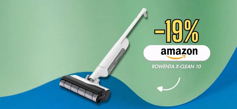 Rowenta X-Clean 10: ottieni pavimenti lucenti senza sforzi (-19%)