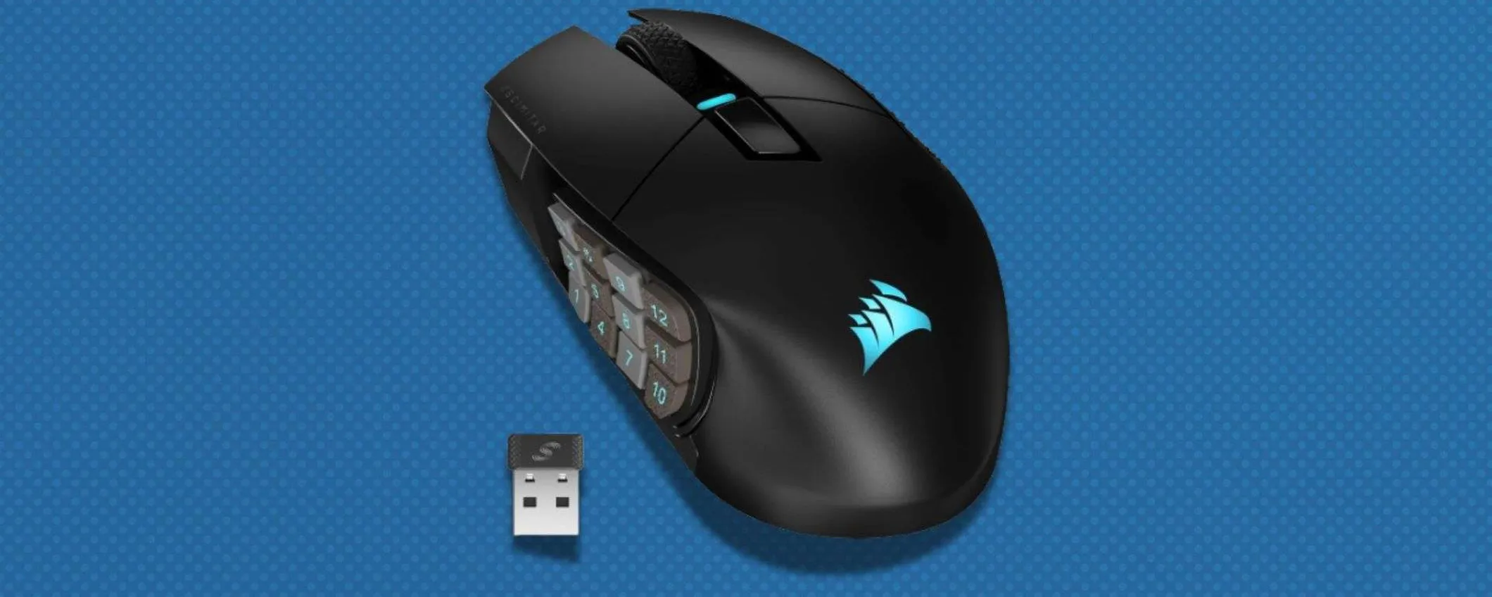 Corsari Scimitar Elite in offerta a 99,99€ (invece di 146€): 12 pulsanti per ogni necessità