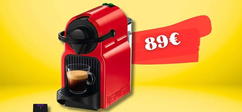 Nespresso Inissia: piccola ma PERFETTA per un caffè come al bar (sconto)