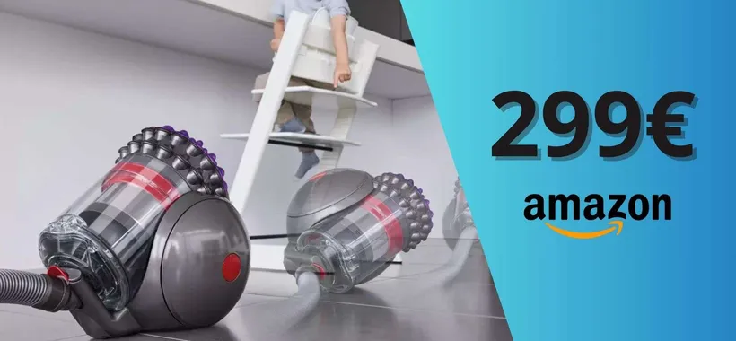 Dyson Big Ball Parquet 2 a SOLI 299€: il re degli aspirapolveri con il 25% di sconto