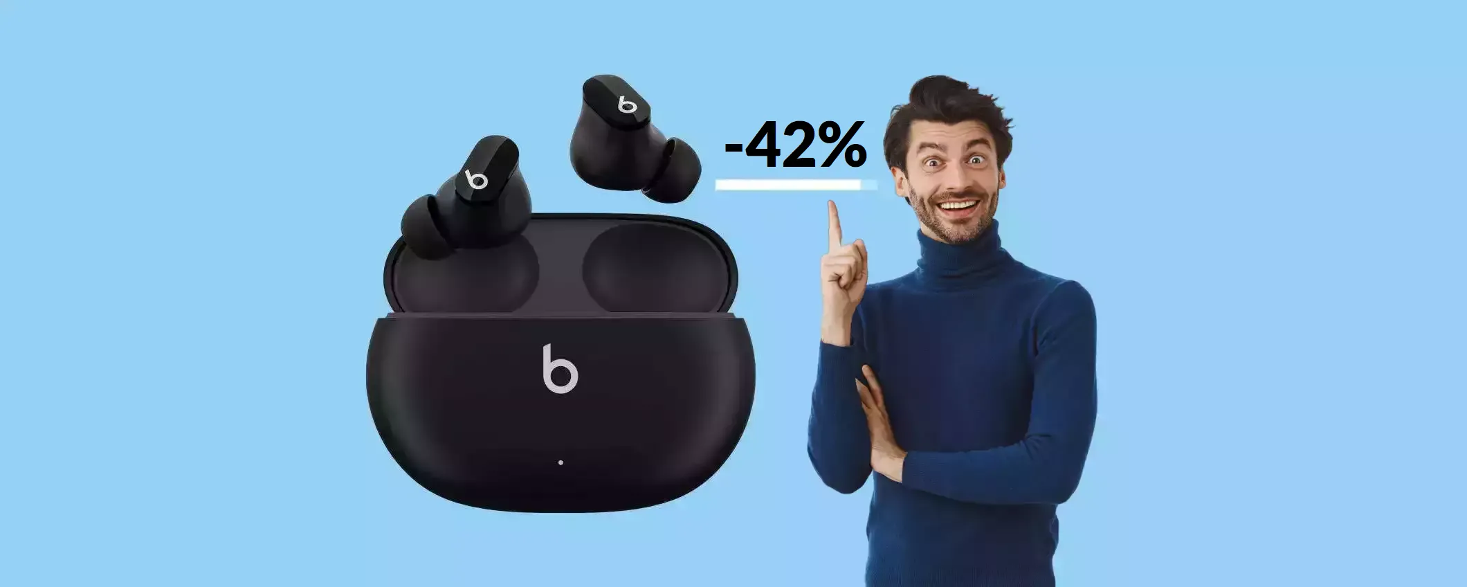 Auricolari Beats POTENTISSIMI: approfitta del MAXI sconto (-42%)