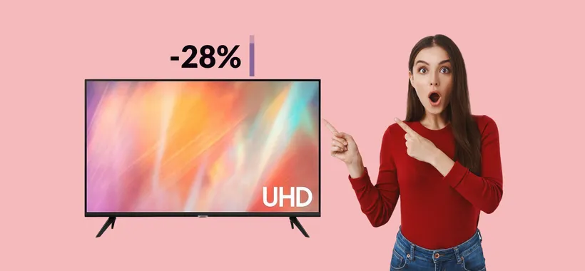Samsung TV 4K 50 pollici con Digitale Terreste: è un affare (-131€)