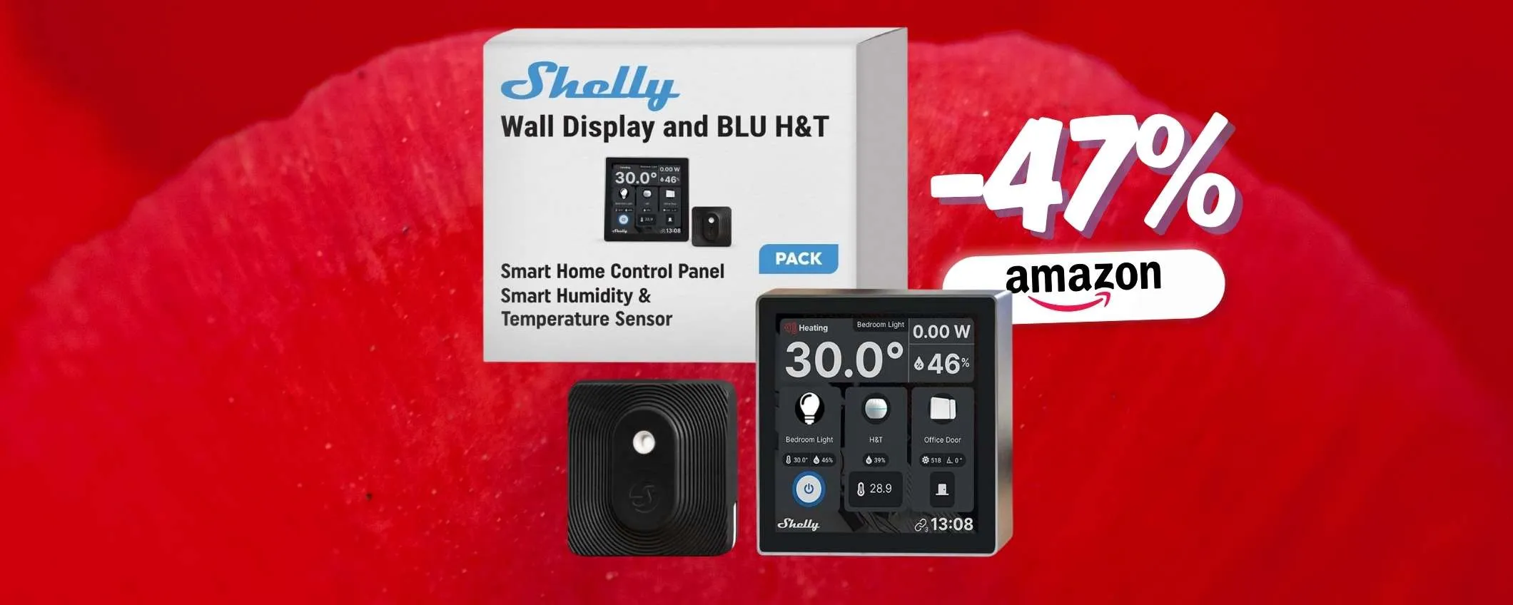 Shelly Wall Display, il pannello di controllo per la smart home (-47%)