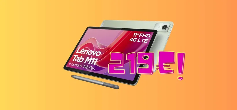Lenovo Tab M11 a 219€ REGALO Offerte di Primavera Amazon