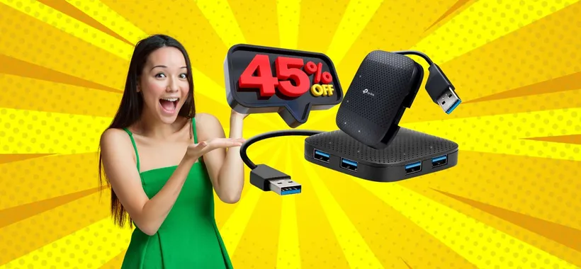 Tp-Link: hub USB portatile 4 in 1 in OFFERTA a 10€ su Amazon