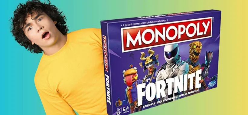 Monopoly edizione Fortnite: da 2 a 7 giocatori in OFFERTA a 28€