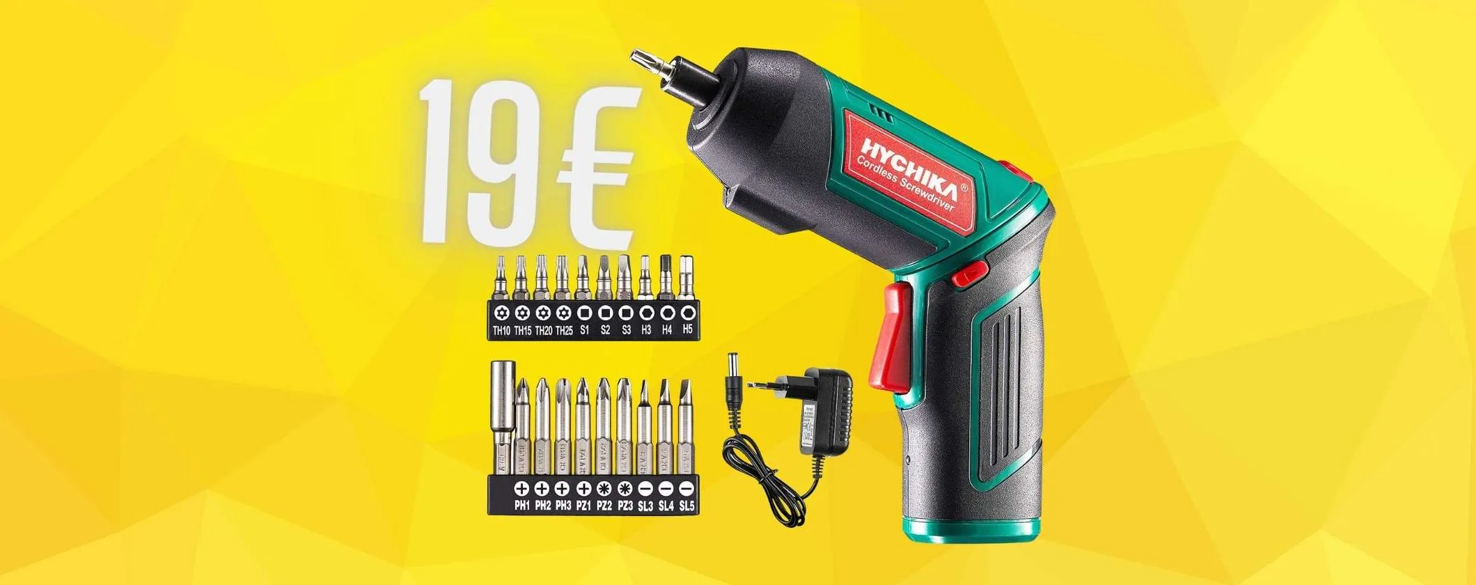 Avvitatore elettrico con accessori inclusi utilissimo ed economico (19€)