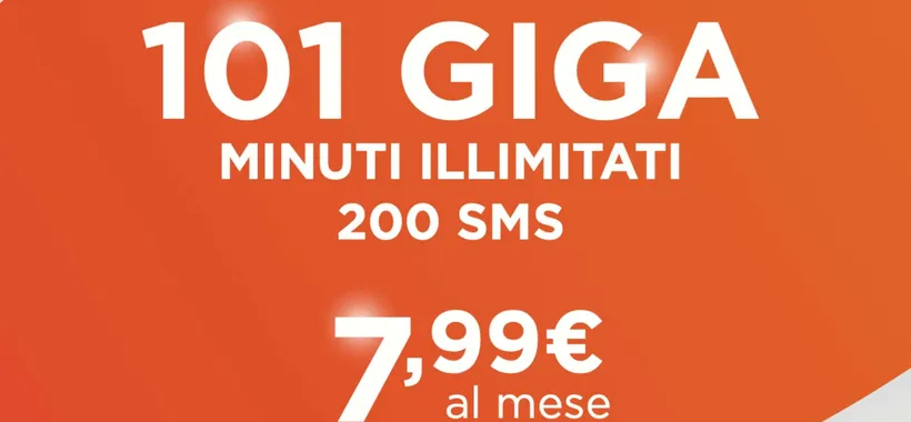 WINDTRE GO 101 STAR+: nuova promo a 7,99€
