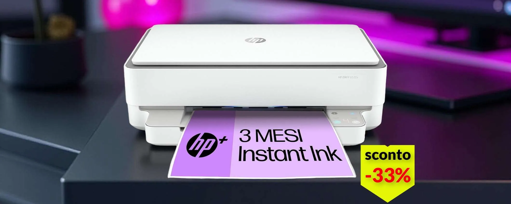 Stampante HP multifunzione: prezzo scontatissimo per poche ore (79€)