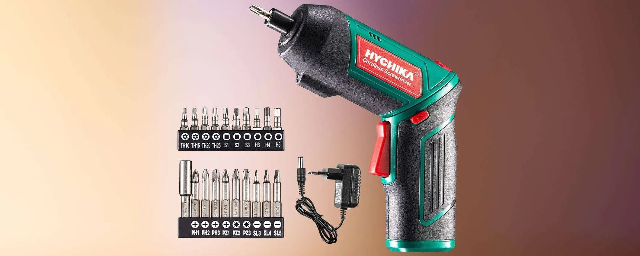 Cacciavite elettrico con 20 accessori in promo speciale a meno di 20 euro