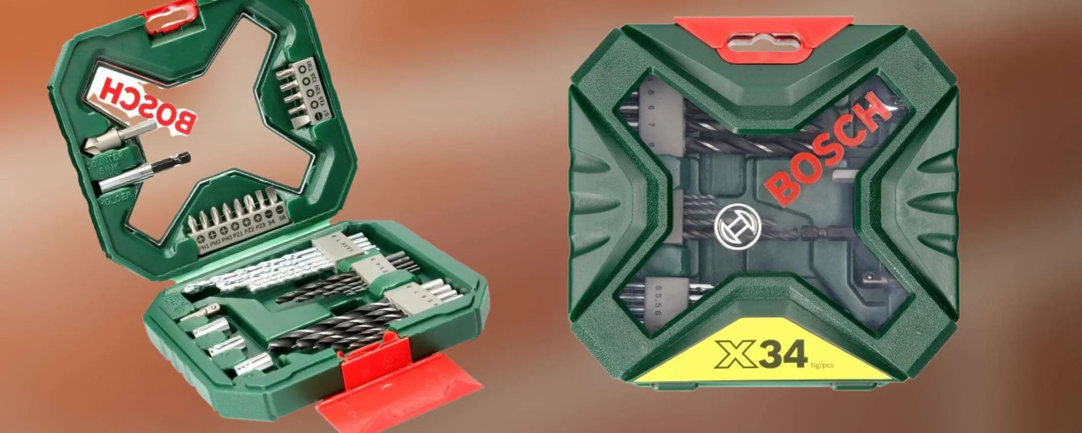 Bosch SHOCK: sconto 60% e prezzo PAZZESCO per il kit 34 in 1 (9,95€)