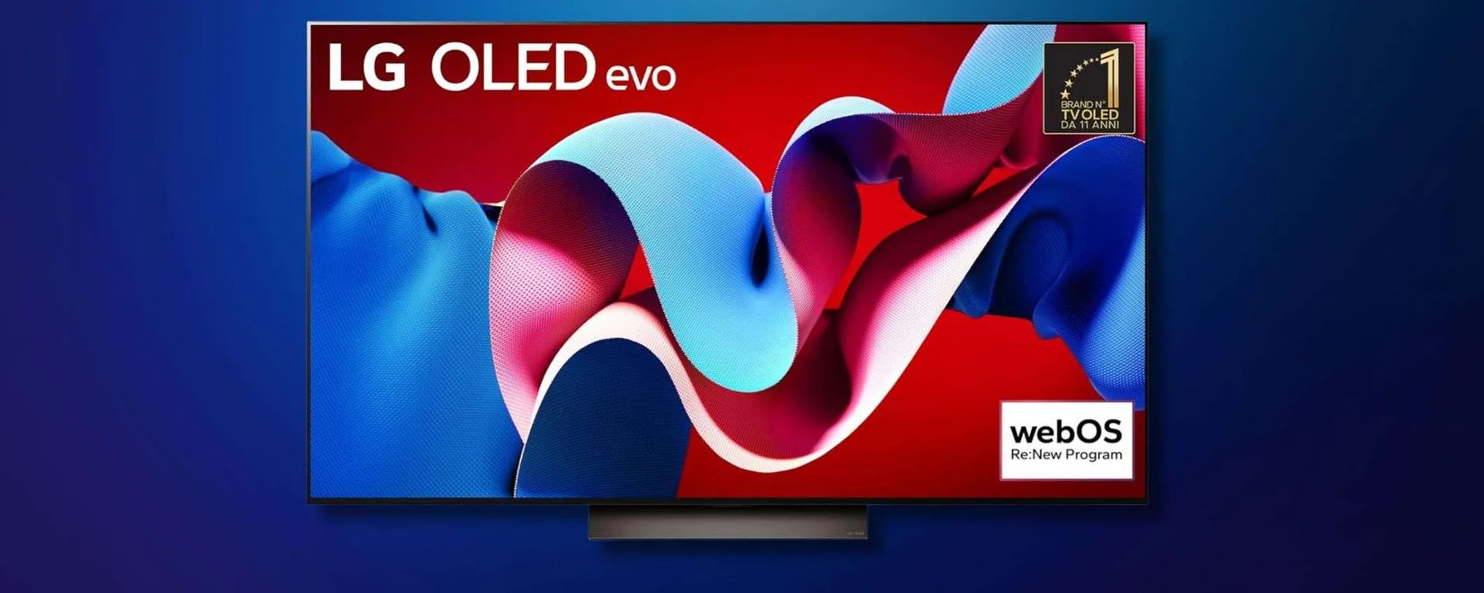LG OLED evo C4 da 77 pollici a 2.197€: pannello 4K a 144Hz, Dolby Vision e processore α9 Gen7 con il 45% di scont