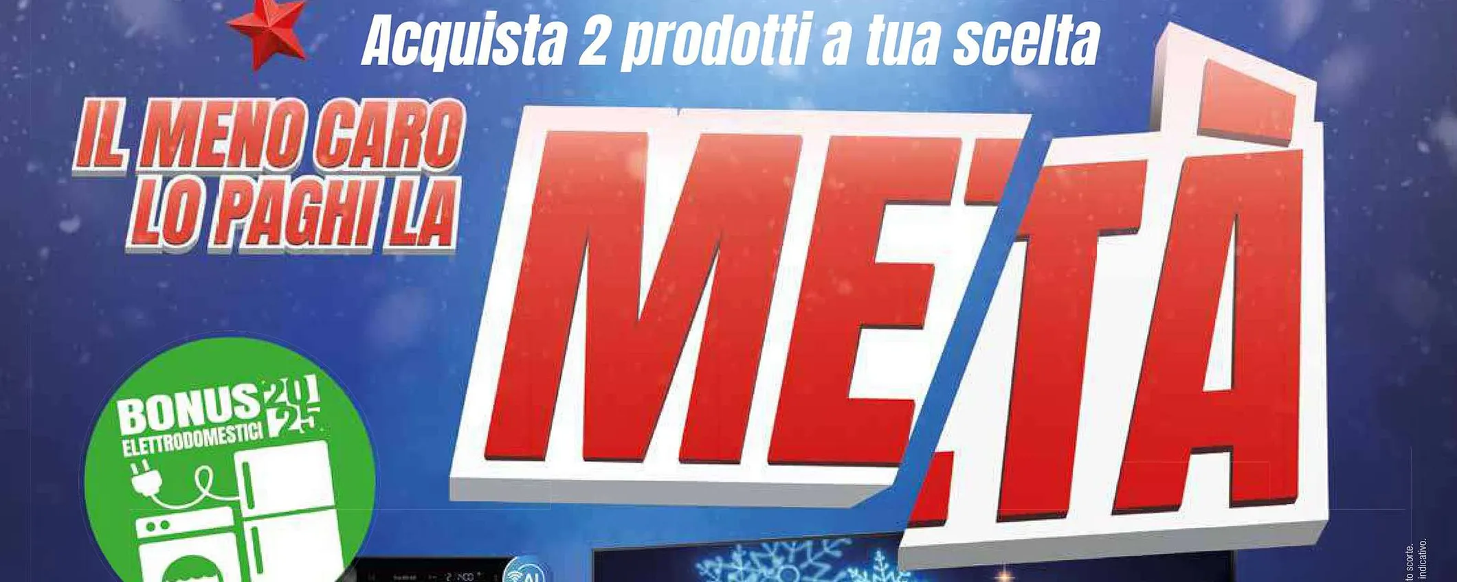 Volantino Trony, prodotti a metà prezzo: -50% sul meno caro