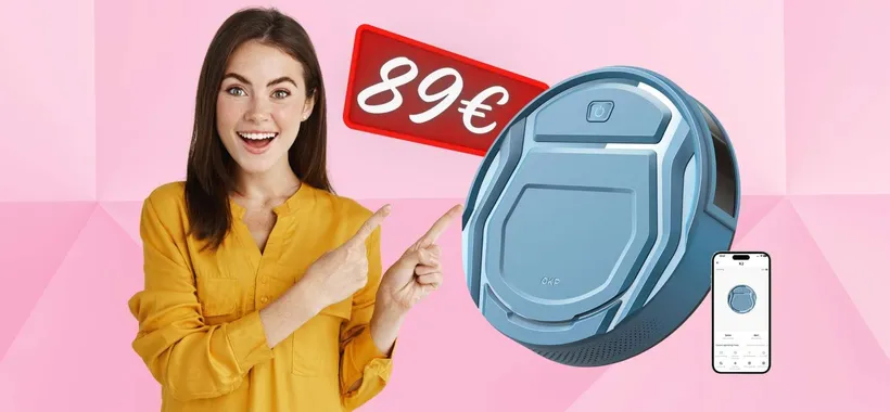 APPENA 89€ su Amazon per questo robot aspirapolvere, IMPERDIBILE