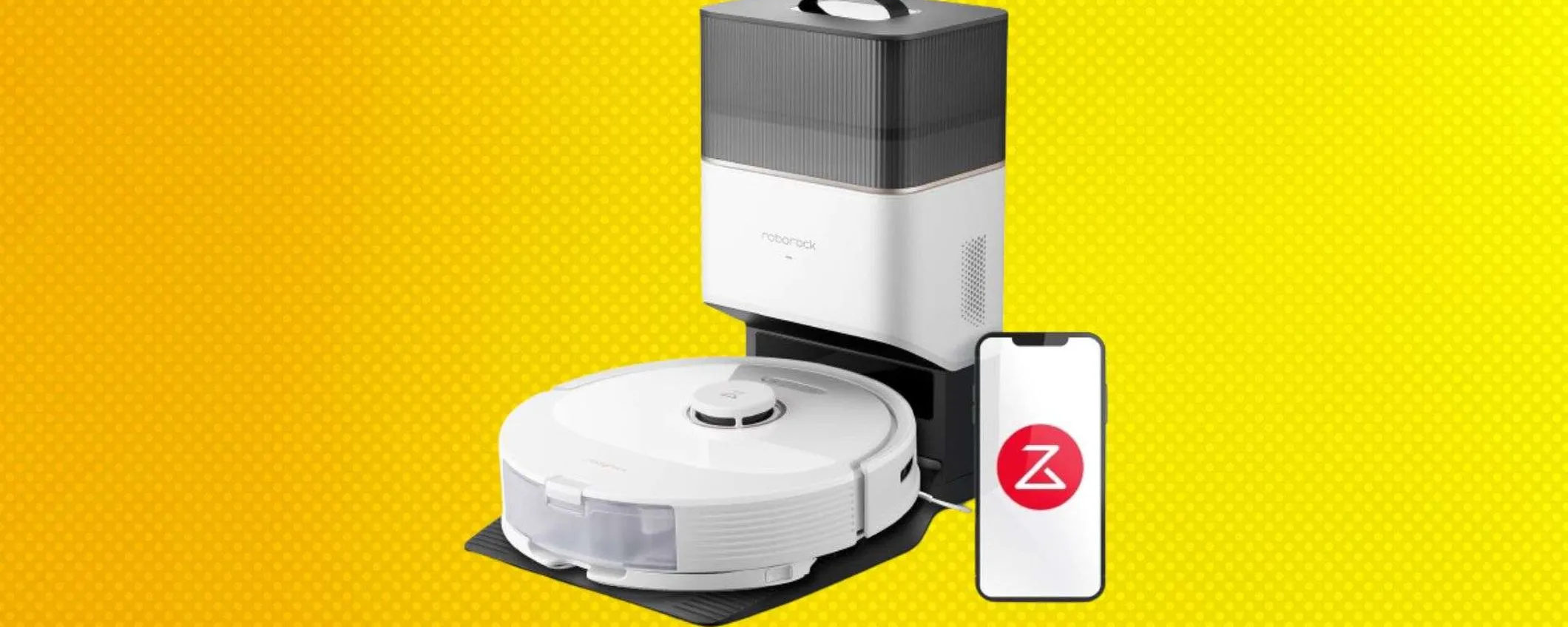 Roborock Q8 Max+ in offerta su Amazon: il re dei robot aspirapolvere