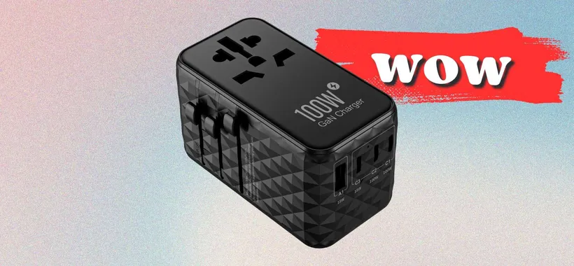 Viaggio in programma? Parti con questo adattatore UNIVERSALE 100W