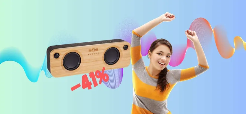 Marley Get Together: cassa Bluetooth portatile in MEGA SCONTO (-41%)