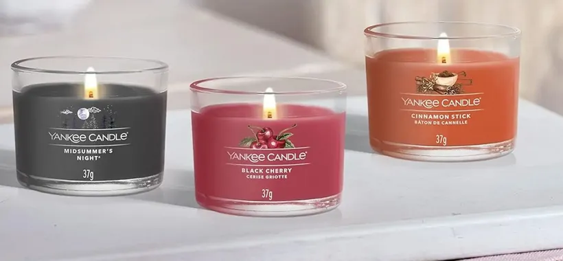 Yankee Candle: 9,99€ per il tris di candele in vetro, MERAVIGLIA