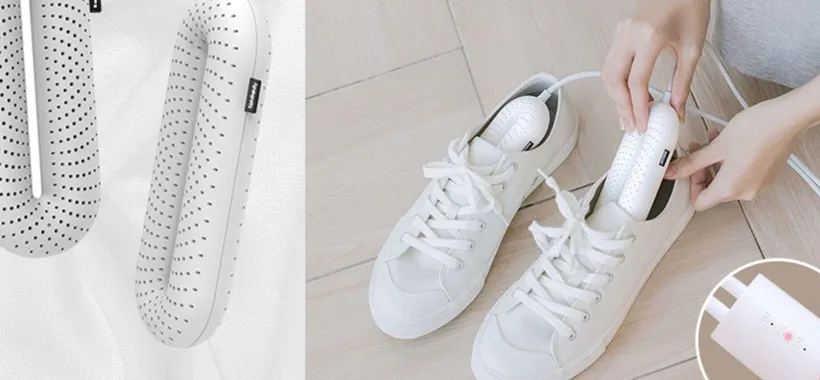 Scarpe ASCIUTTE e IGIENIZZATE con questo asciugascarpe in doppio sconto