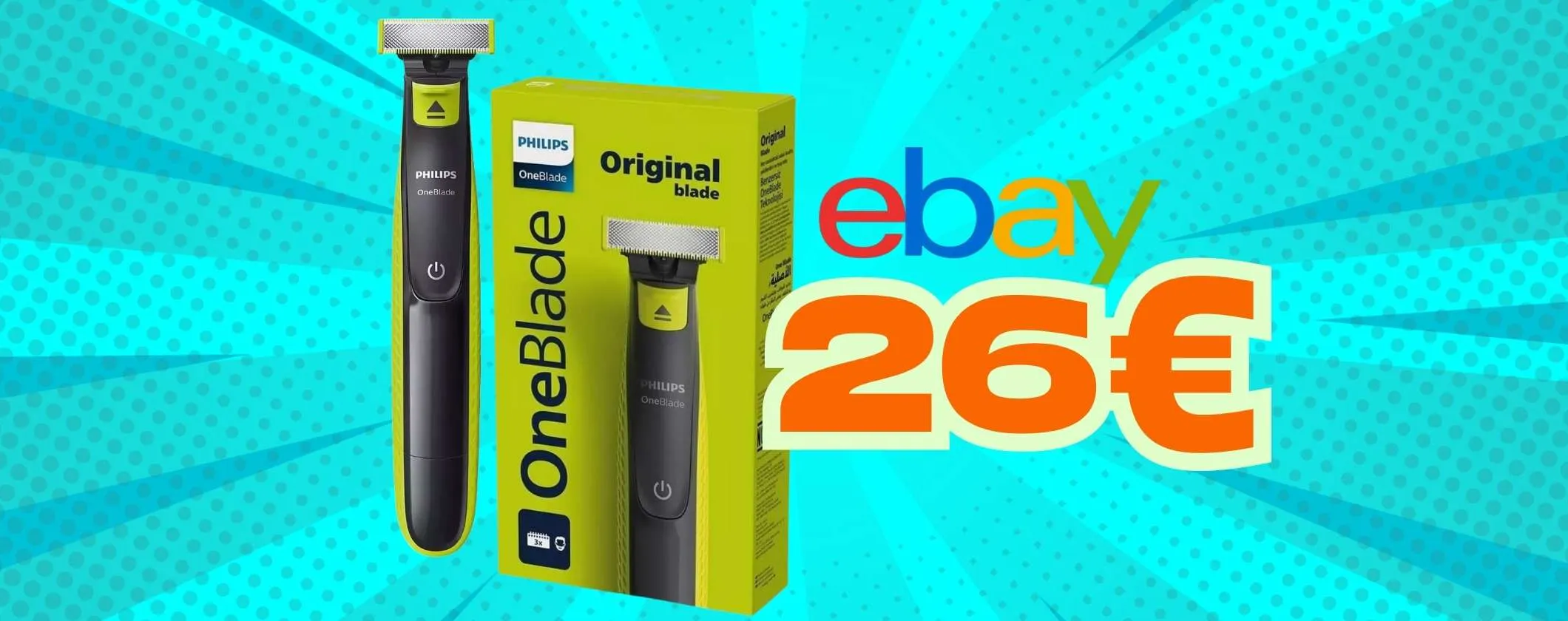 Philips OneBlade è il migliore rasoio elettrico in commercio e ora è tuo a 26€