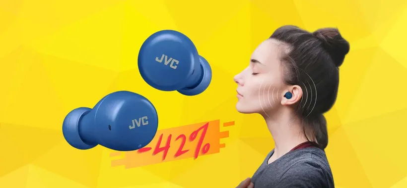 JVC: auricolari Bluetooth invisibili e leggeri, tuoi a 20€ (Amazon)