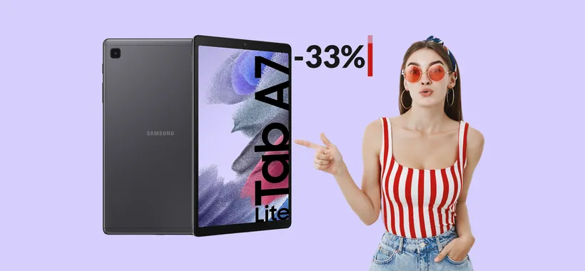 Tablet Samsung oggi a prezzo stracciato su Amazon: solo 113€
