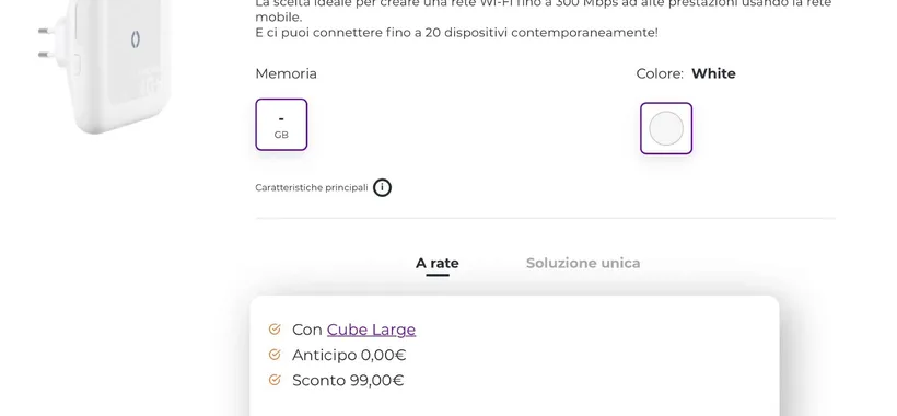 Cube Large Summer: 100GB a 9,99€ con WINDTRE