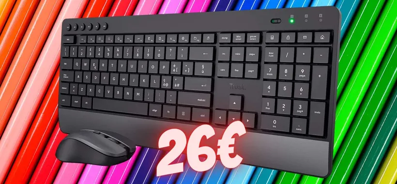 Tastiera e mouse wireless di Trust a un PREZZACCIO, solo 26€