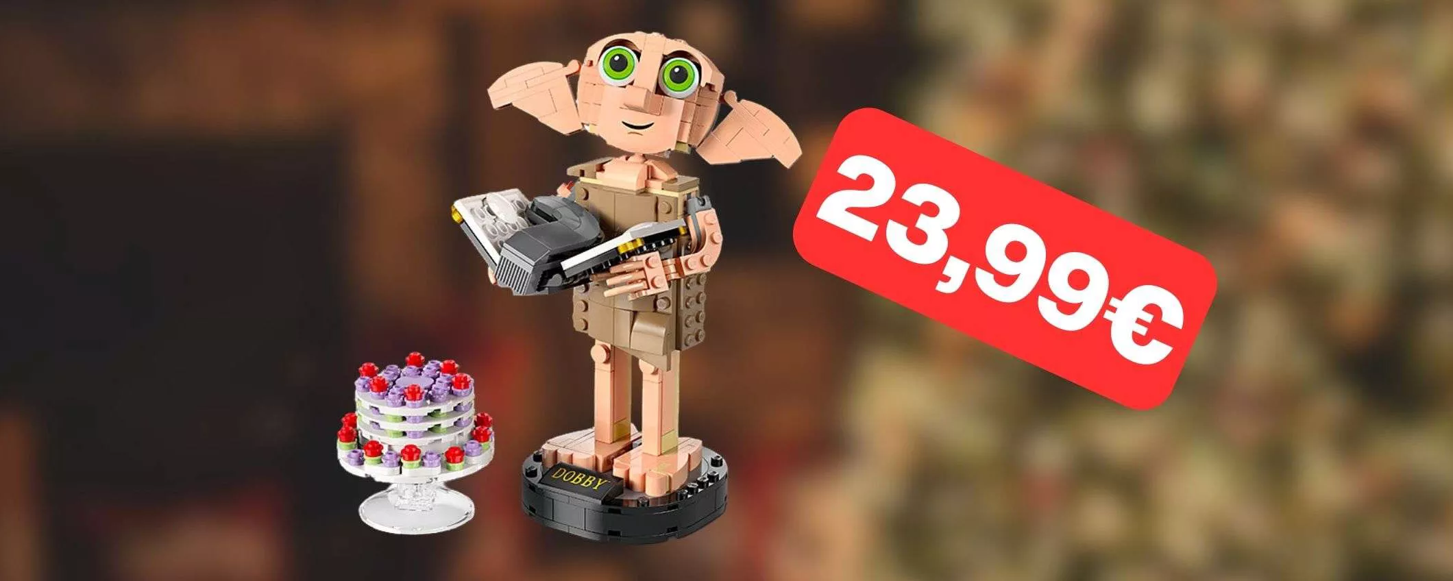 Un classico per Natale: il set LEGO Dobby l'Elfo Domestico a soli 23,99€