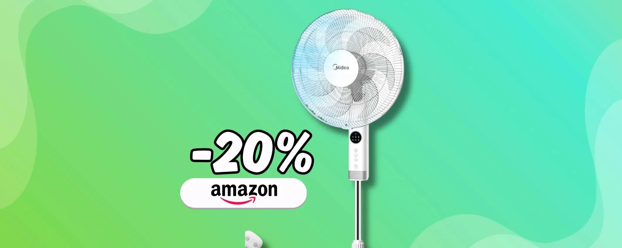 Ventilatore a piantana con oscillazione 90° e telecomando: una forza