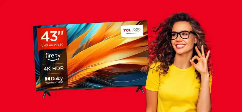 Smart TV TCL 4K UHD da 43" con Fire TV e Alexa oggi tua a un prezzo da CAPOGIRO