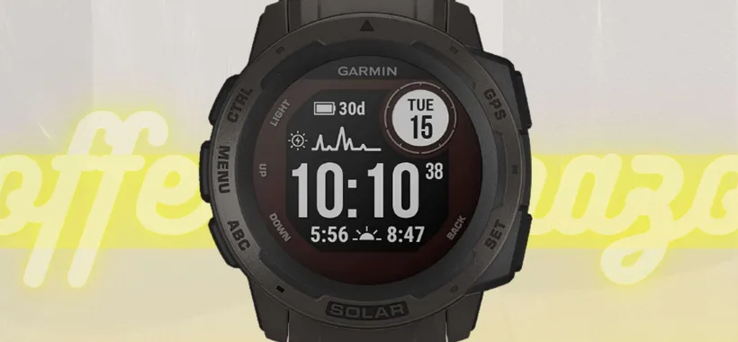 Garmin Instinct Solar: uno smartwatch senza precedenti (-115€)