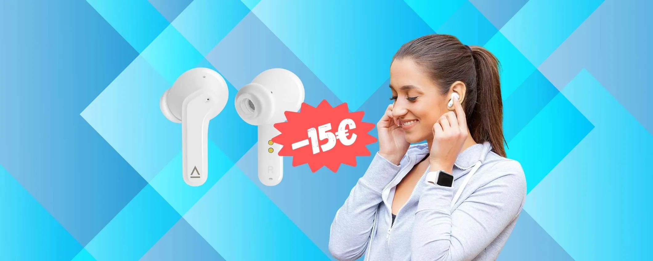 Creative Zen Air: a MENO di 25€ le mitiche cuffiette wireless